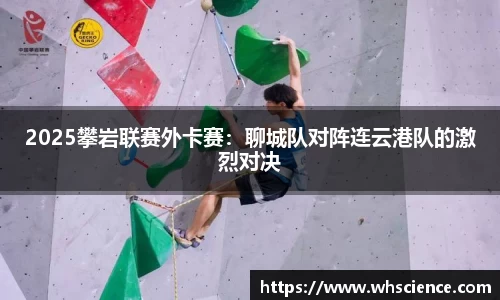 2025攀岩联赛外卡赛：聊城队对阵连云港队的激烈对决